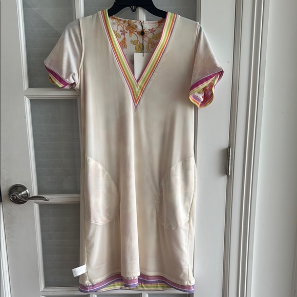 Hale Bob V Neck Dress AbsolutelySuitable Floral  Pockets Travel Small NWT - Picture 13 of 16